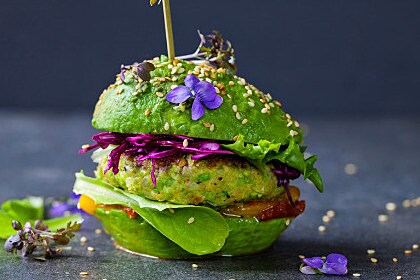 groene avocado burger